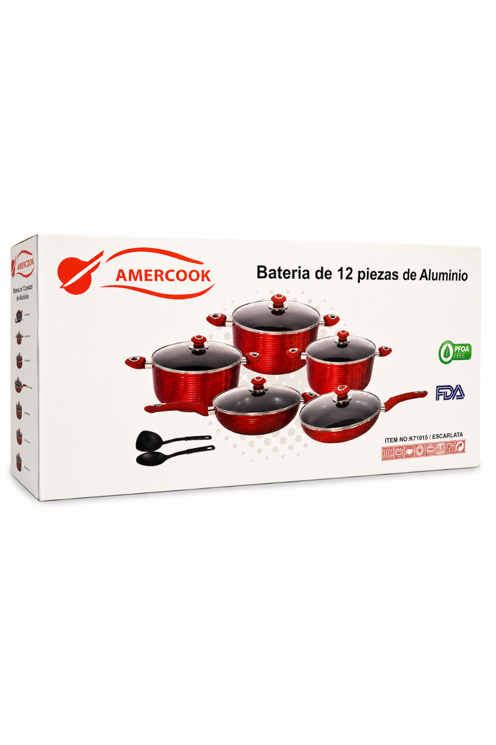 Batería Amercook 12 Piezas