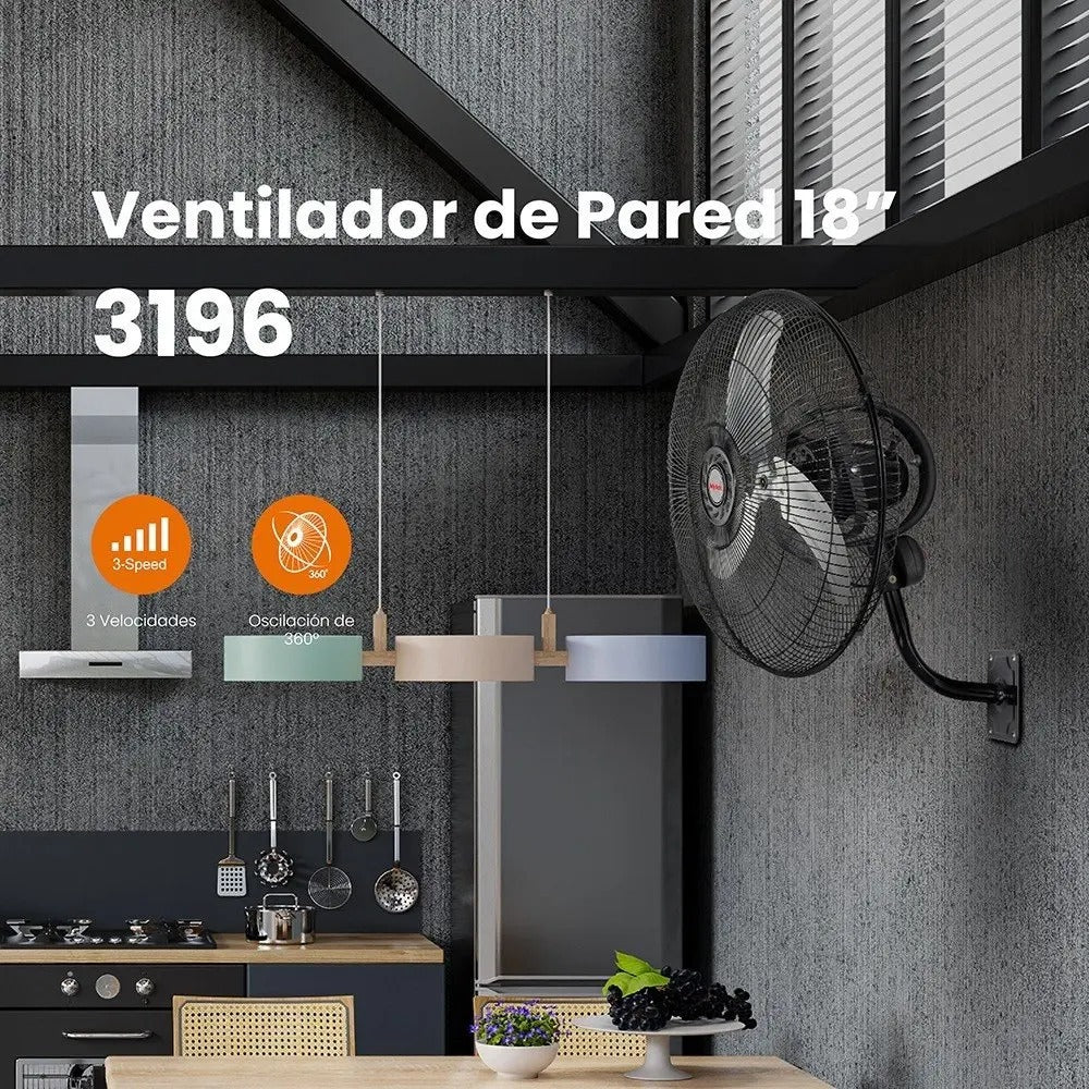 Abanico de Pared 18" 3196